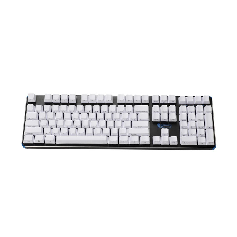 Bossi 104 Key PBT Keycaps - White - أكسسوار لوحة مفاتيح